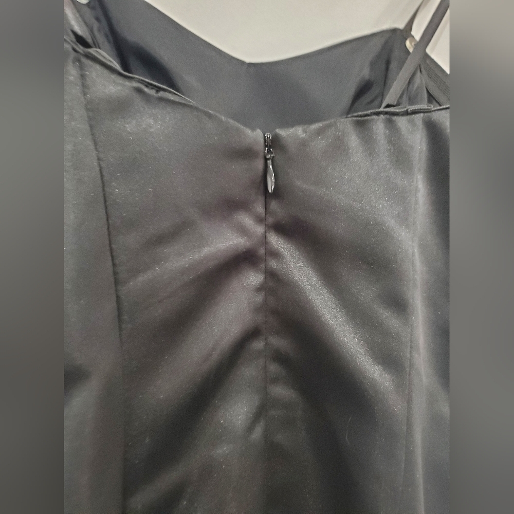 Vintage Rare: 90s/Y2K Black & White Formal Evening Gown size xs - Picture 7 of 9